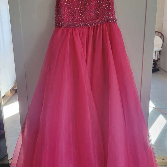 Elegant Pink Kids Dress - Picture 5 of 5